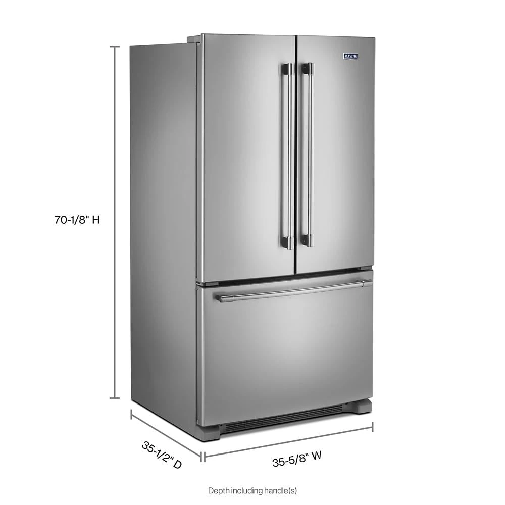 33-Inch Wide French Door Refrigerator with Water Dispenser - 22 Cu. Ft MRFF5033PZ