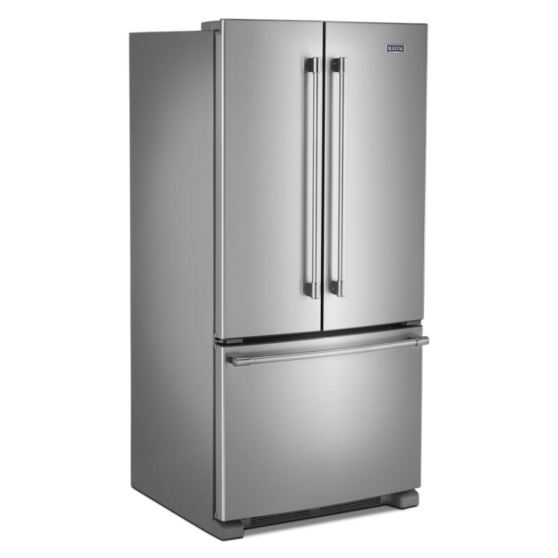 Maytag 33-Inch Wide French Door Refrigerator with Water Dispenser - 22 Cu. Ft Fingerprint Resistant Stainless Steel MRFF5033PZ Picture 1