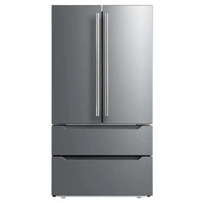 Midea 22.5 Cu. Ft. Counter-Depth 4-Door French Door Refrigerator Stainless Steel MRQ23B4AST Picture 1