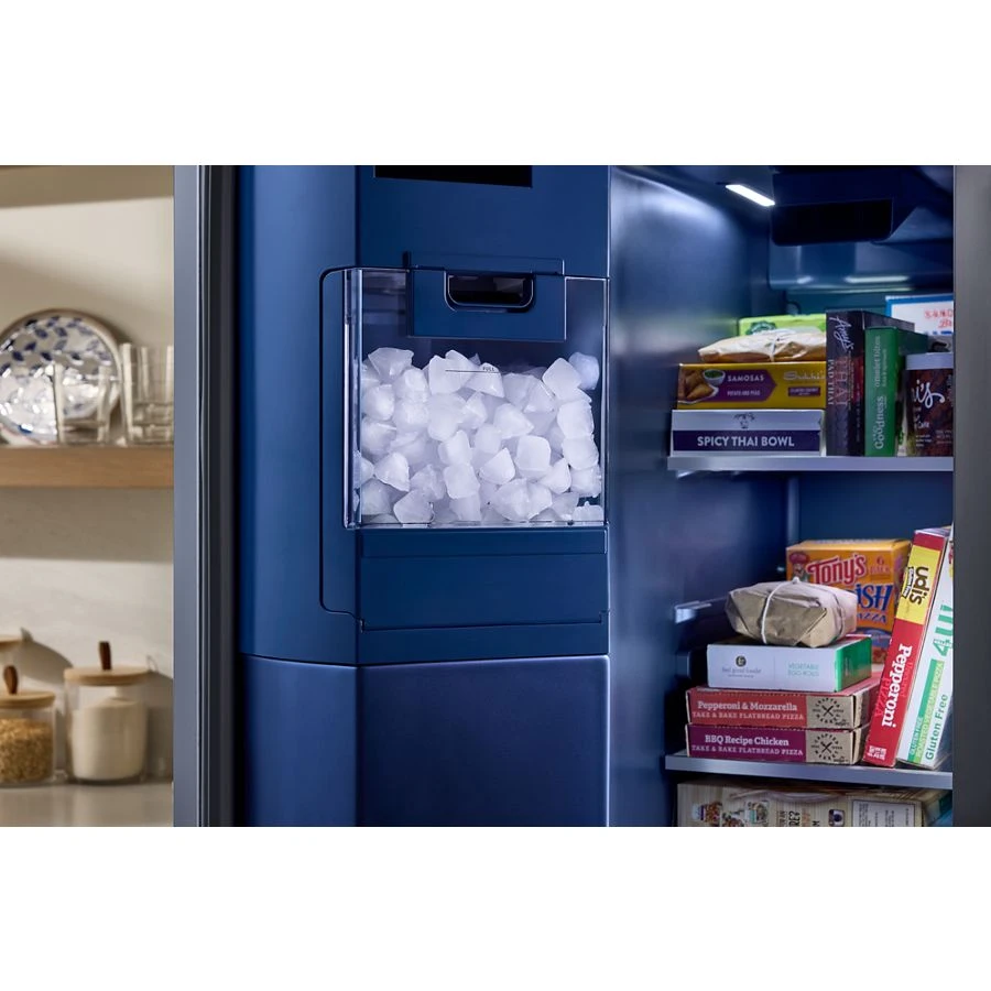 36-inch Wide Counter-depth Side-by-side Refrigerator With Arctic Blue Interior - 20.8 Cu. Ft. MRSC6636RZ