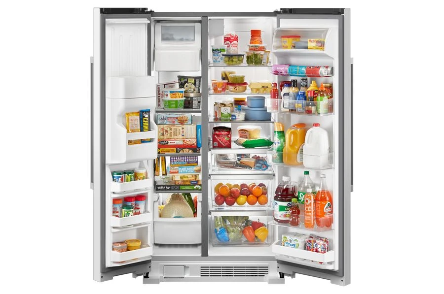 36-Inch Wide Side-by-Side Refrigerator - 25 Cu. Ft. MRSF4036PW