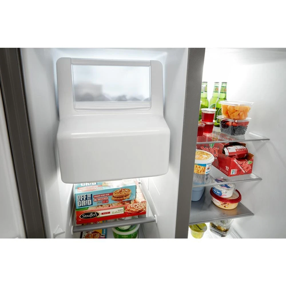36-Inch Wide Side-by-Side Refrigerator - 25 Cu. Ft. MRSF4036PW