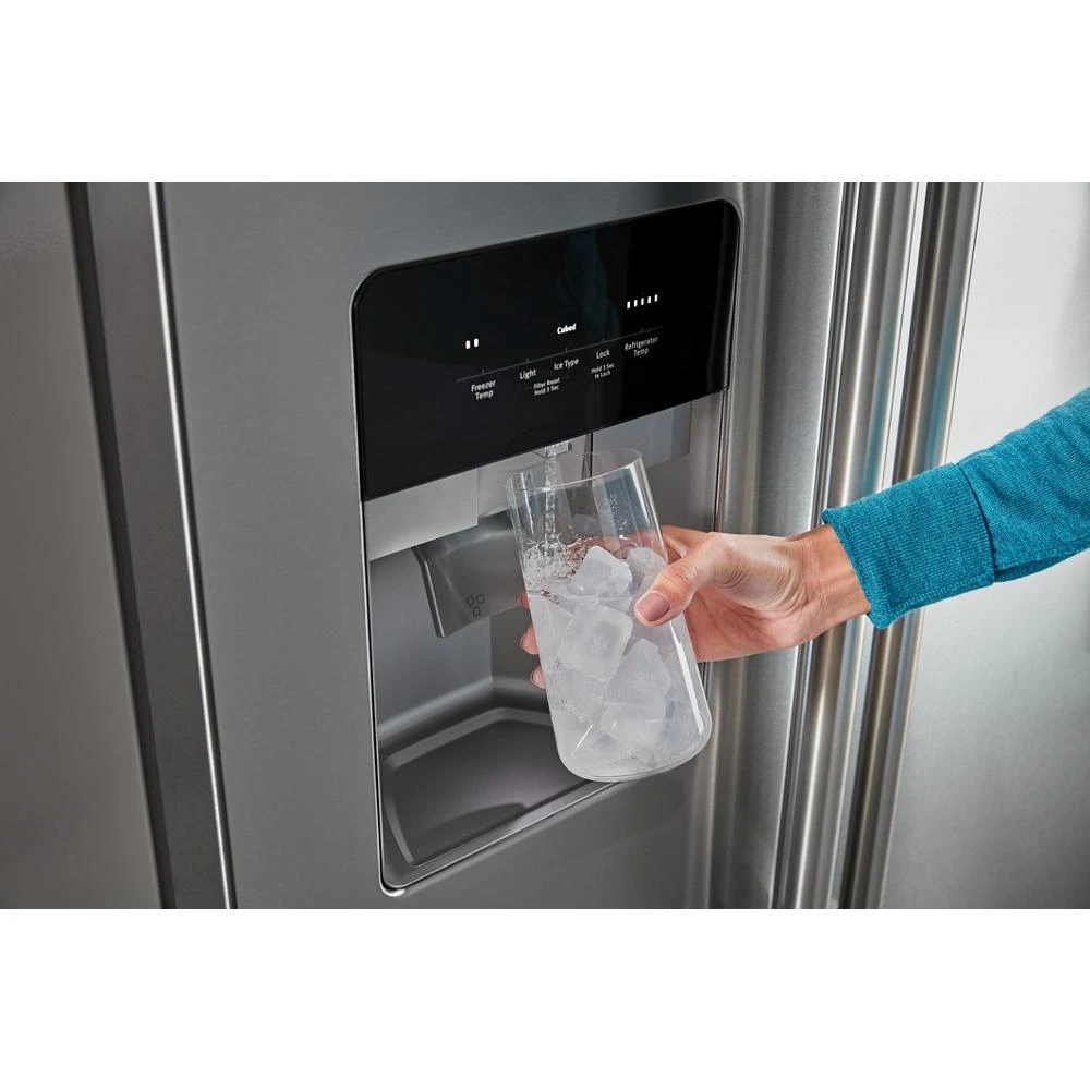 36-Inch Wide Side-by-Side Refrigerator - 25 Cu. Ft. MRSF4036PW