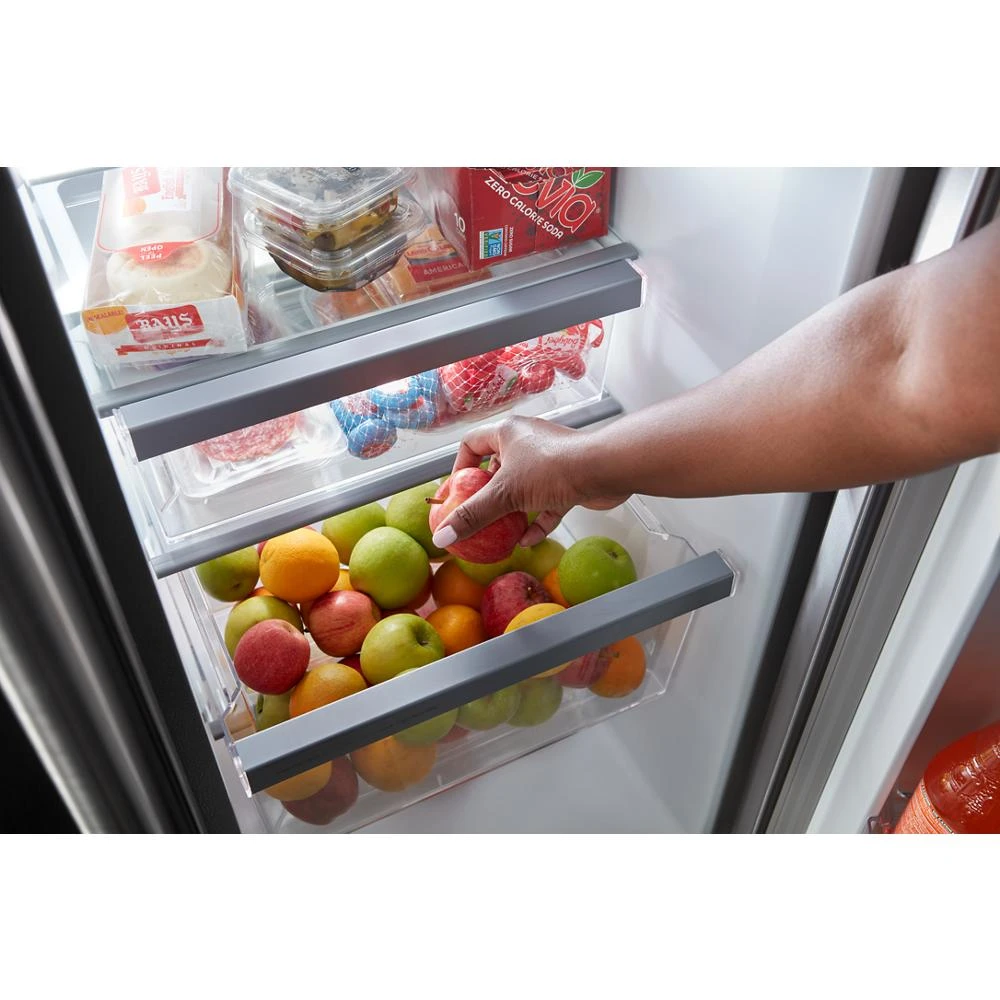 36-Inch Wide Side-by-Side Refrigerator - 25 Cu. Ft. MRSF4036PW