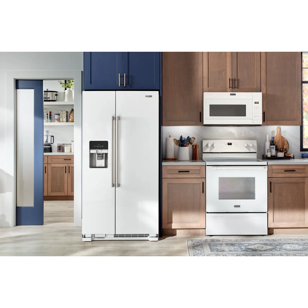 36-Inch Wide Side-by-Side Refrigerator - 25 Cu. Ft. MRSF4036PW