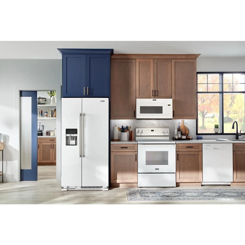36-Inch Wide Side-by-Side Refrigerator - 25 Cu. Ft. MRSF4036PW