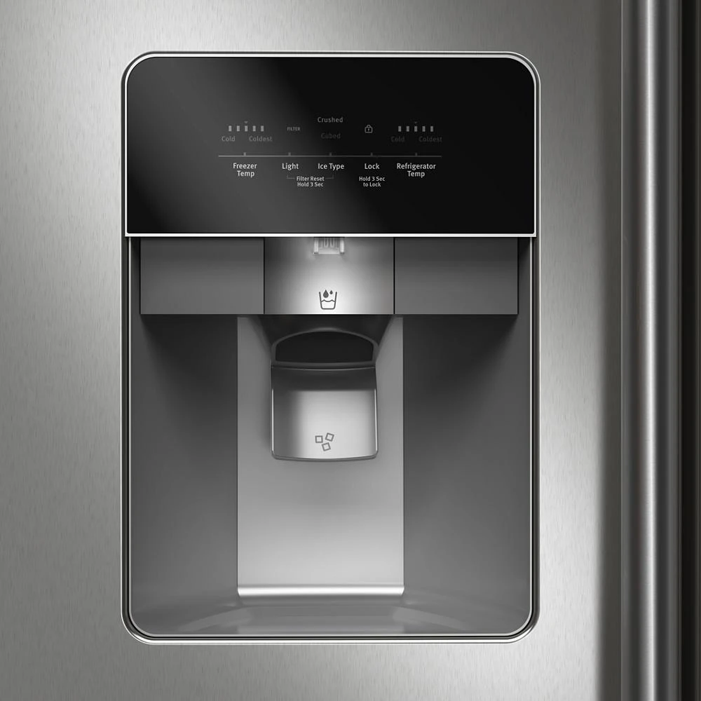 36-Inch Wide Side-by-Side Refrigerator - 25 Cu. Ft. MRSF4036PZ