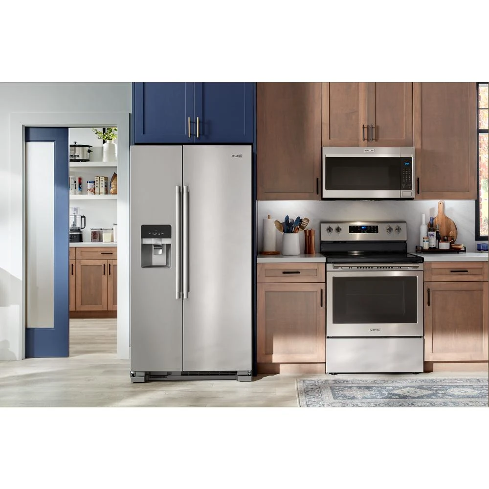 36-Inch Wide Side-by-Side Refrigerator - 25 Cu. Ft. MRSF4036PZ