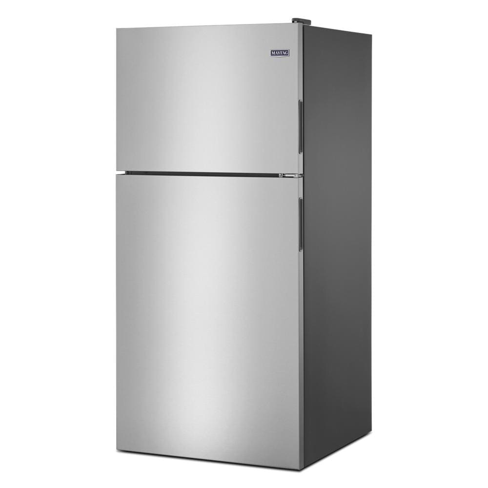 Maytag 30-Inch Wide Top Freezer Refrigerator with PowerCold Feature- 18 Cu. Ft. Fingerprint Resistant Stainless Steel MRT118FFFZ Picture 1