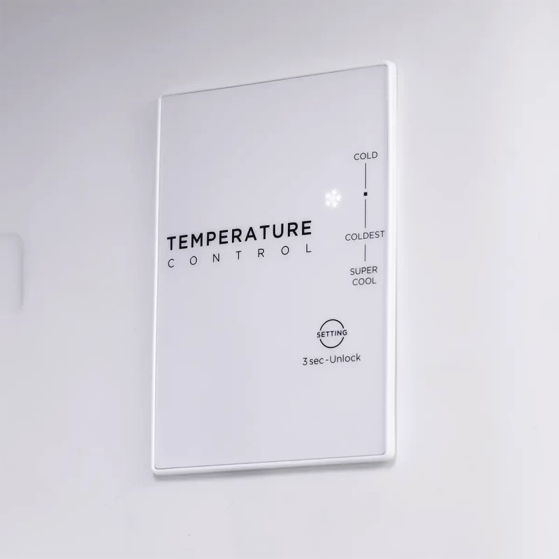 14 CF Top Mount Refrigerator, Glass Shelves, Ice Maker Ready, ESTAR MRT14D3BST