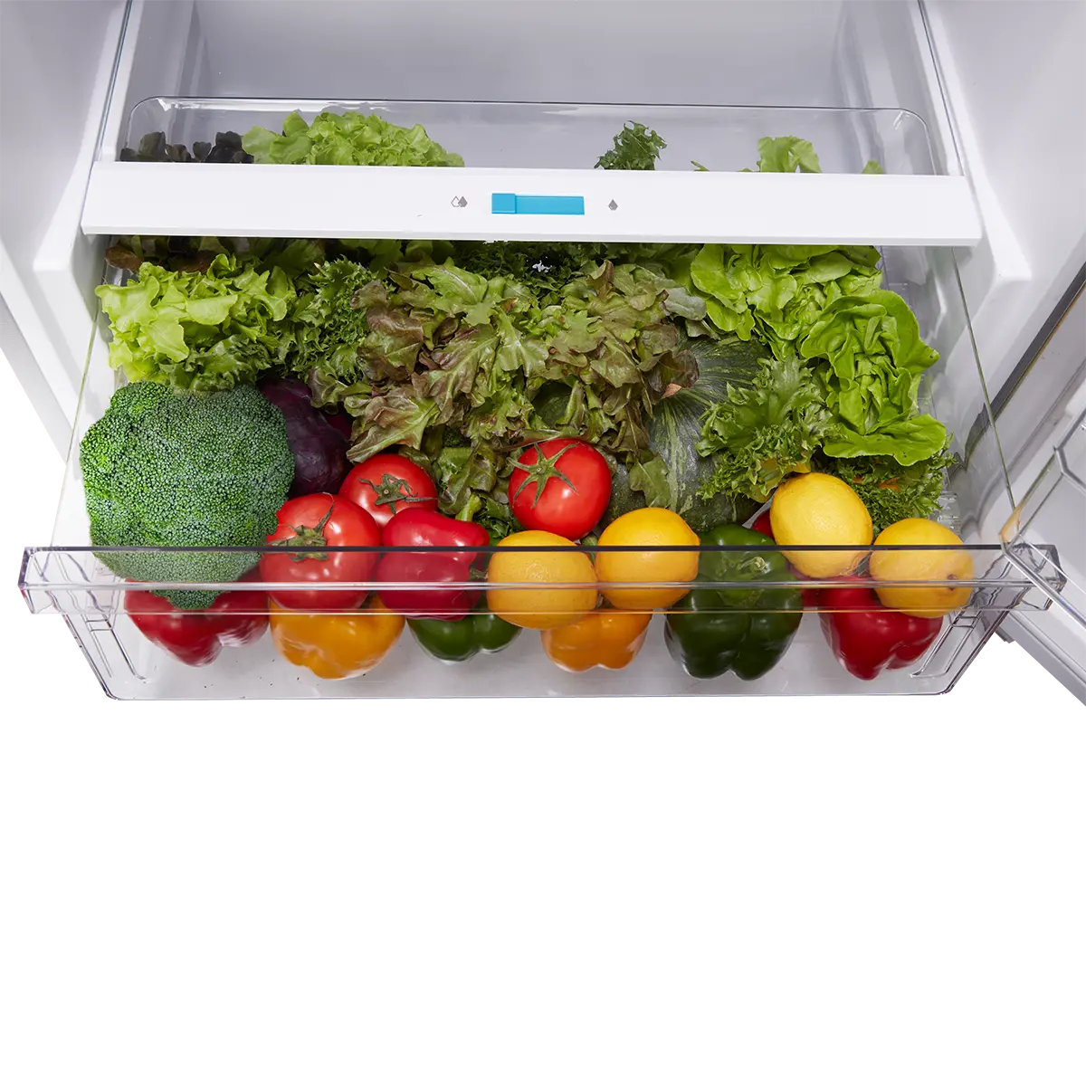 14 CF Top Mount Refrigerator, Glass Shelves, Ice Maker Ready, ESTAR MRT14D3BST