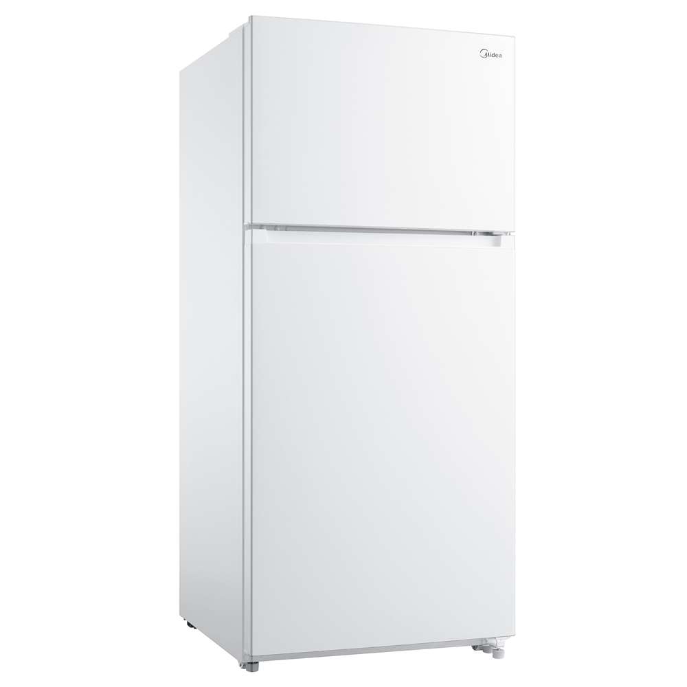 19 CF Top Mount Refrigerator, Glass Shelves, Ice Maker Ready, ESTAR MRT18S3AWW