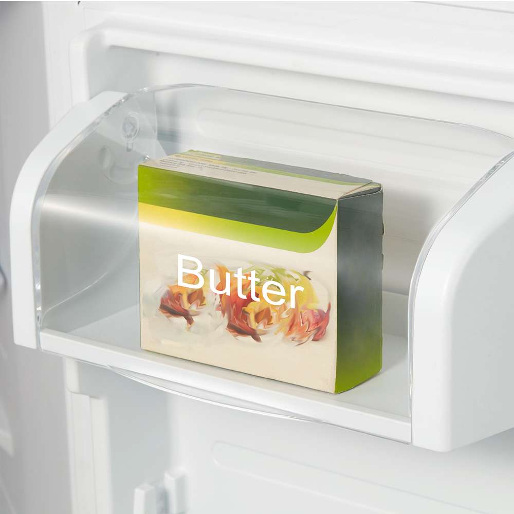 19 CF Top Mount Refrigerator, Glass Shelves, Ice Maker Ready, ESTAR MRT18S3AWW