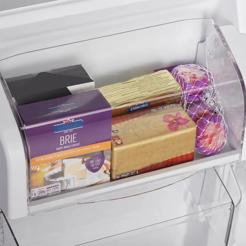 21 CF Top Mount Refrigerator, Glass Shelves, Ice Maker Ready, ESTAR MRT21D3BWW