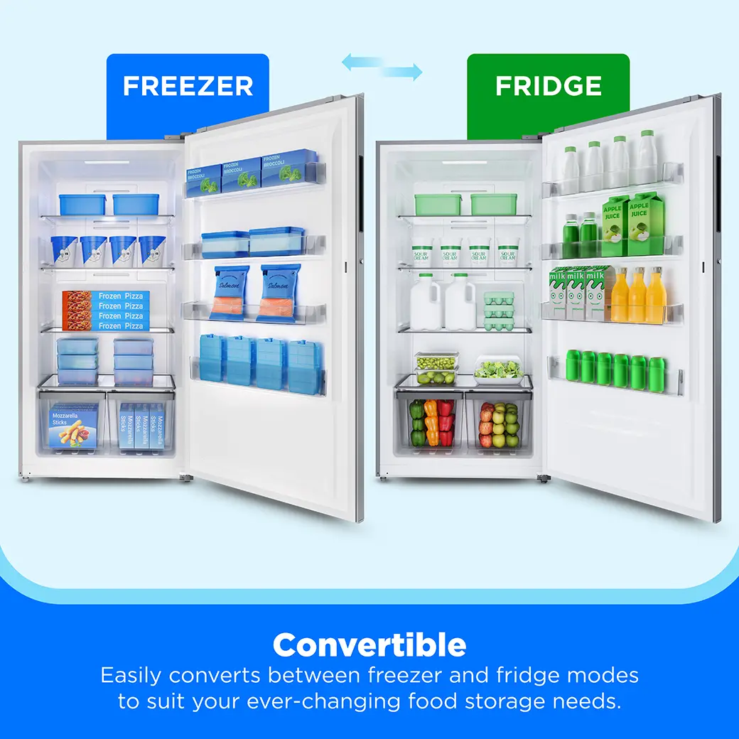 17 cu. ft. Convertible Upright Freezer (Stainless Steel) MRU17F5AST