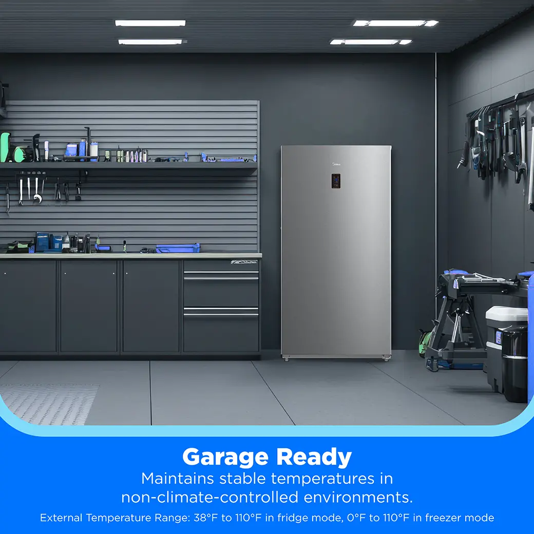 17 cu. ft. Convertible Upright Freezer (Stainless Steel) MRU17F5AST