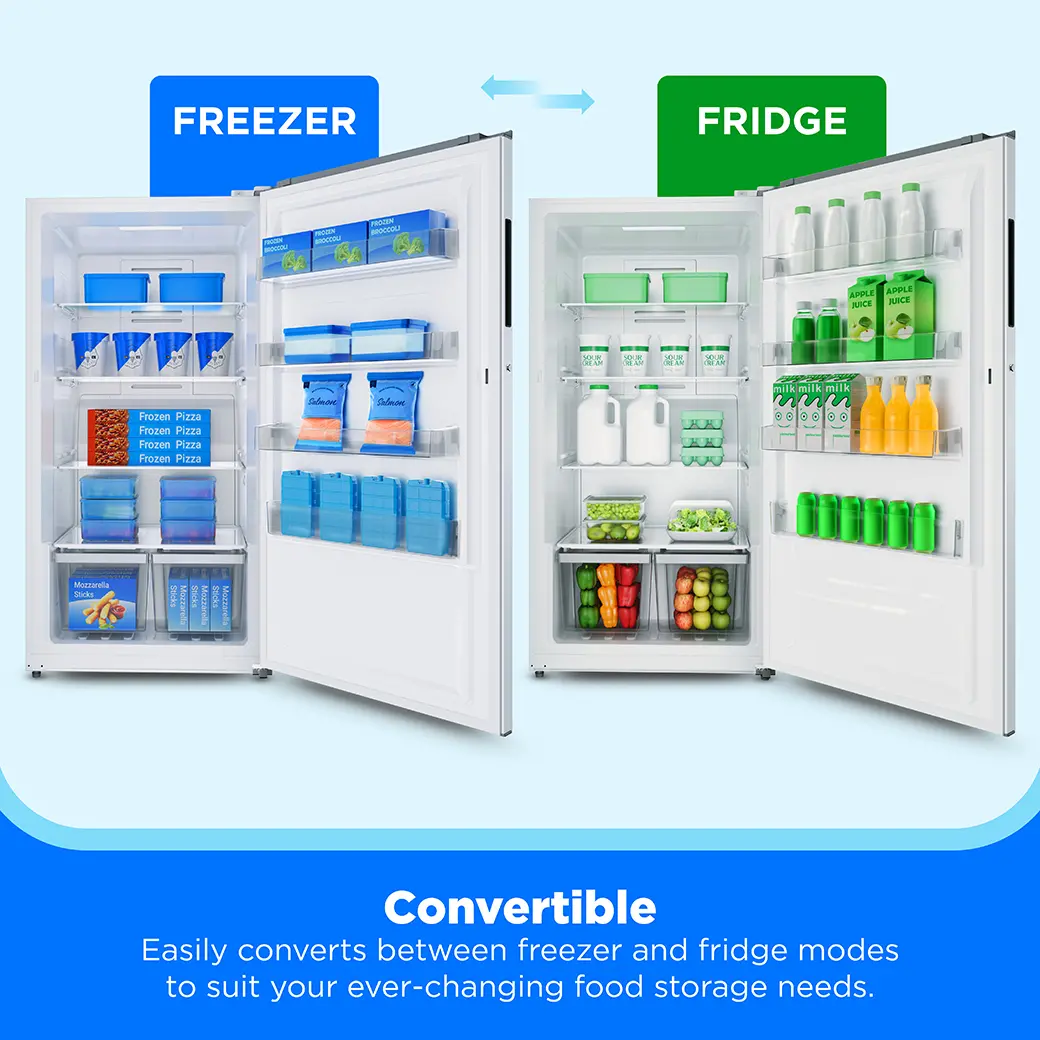 17 cu. ft. Convertible Upright Freezer (White) MRU17F5AWW