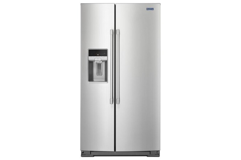 Maytag 36- Inch Wide Counter Depth Side-by-Side Refrigerator- 21 Cu. Ft. Fingerprint Resistant Stainless Steel MSC21C6MFZ Picture 1
