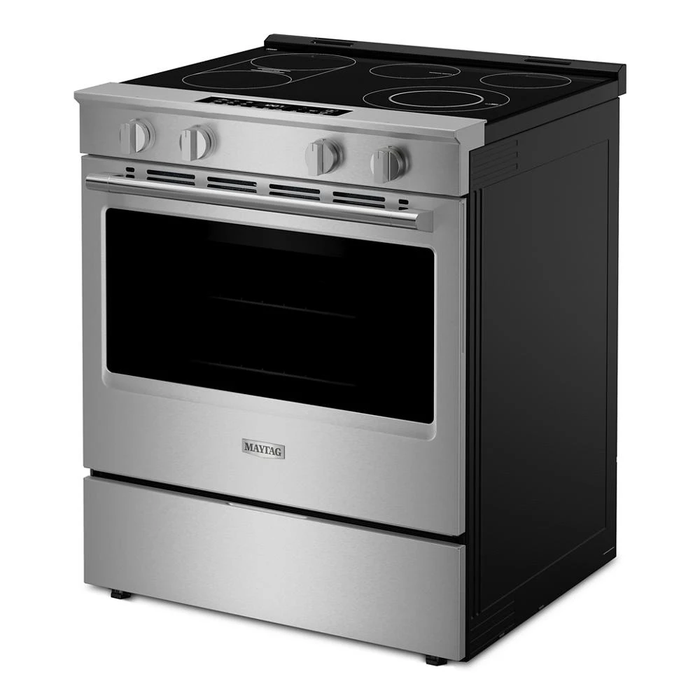 30-Inch Wide Slide-In Electric Range with Grill Mode and No Preheat Air Fry - 5.3 Cu. Ft. MSES7030SZ