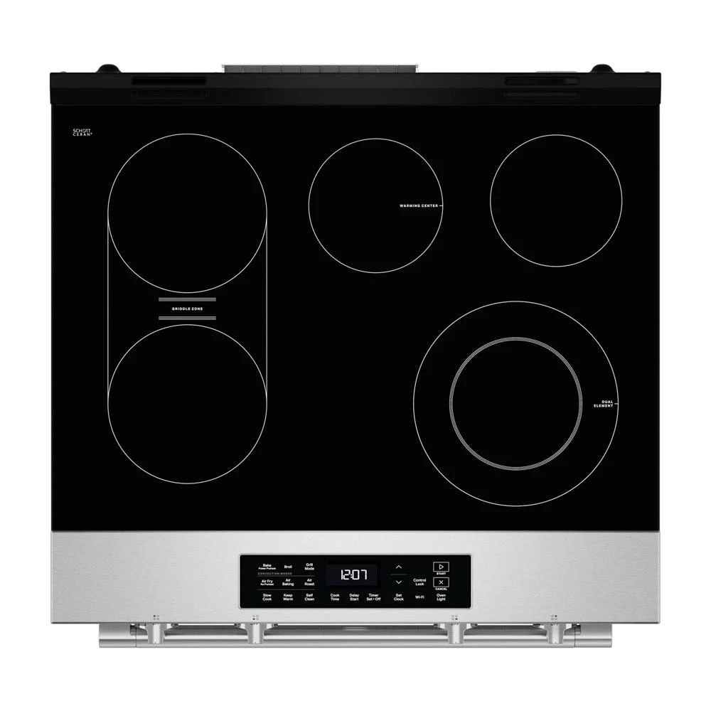 30-Inch Wide Slide-In Electric Range with Grill Mode and No Preheat Air Fry - 5.3 Cu. Ft. MSES7030SZ