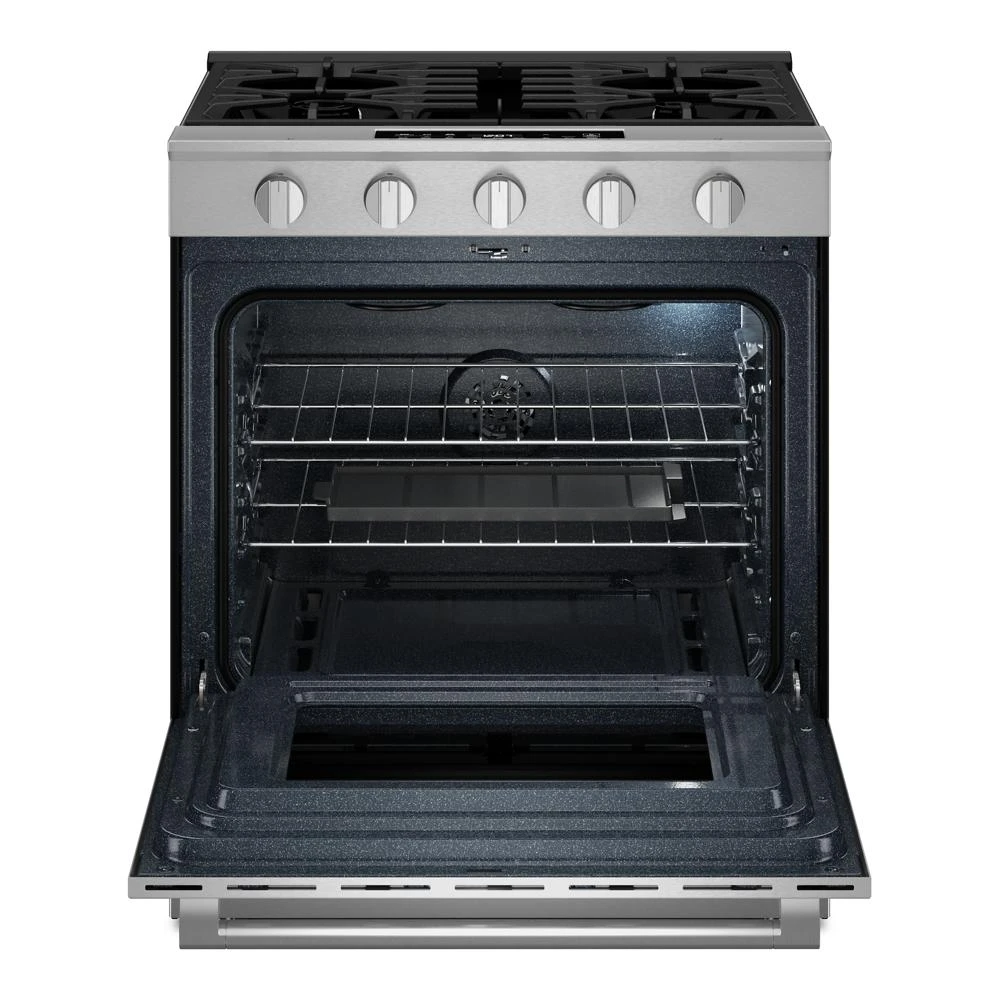 30-Inch Wide Slide-In Gas Range with Grill Mode and No Preheat Air Fry - 5.0 Cu. Ft. MSGS7030SZ