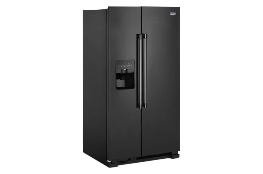 36-Inch Wide Side-by-Side Refrigerator with Exterior Ice and Water Dispenser - 25 Cu. Ft. MSS25C4MGB