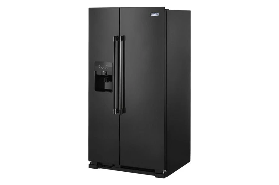 36-Inch Wide Side-by-Side Refrigerator with Exterior Ice and Water Dispenser - 25 Cu. Ft. MSS25C4MGB