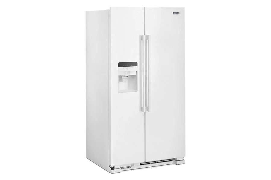 36-Inch Wide Side-by-Side Refrigerator with Exterior Ice and Water Dispenser - 25 Cu. Ft. MSS25C4MGW