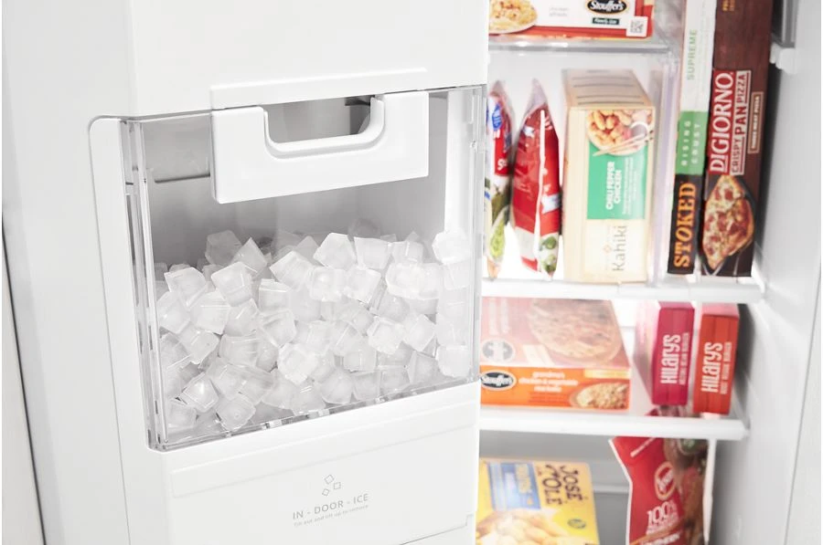 36-Inch Wide Side-by-Side Refrigerator with Exterior Ice and Water Dispenser - 25 Cu. Ft. MSS25C4MGW