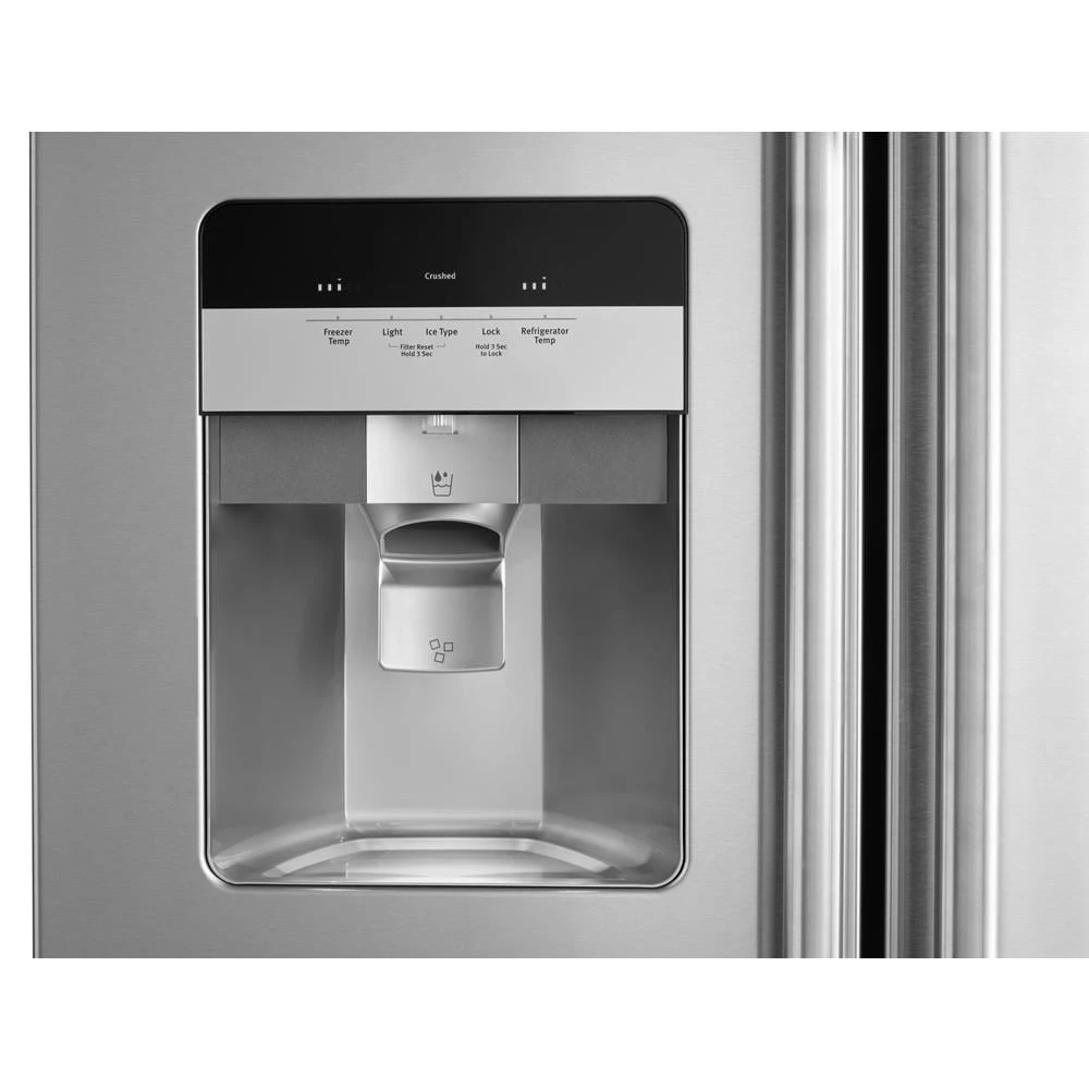 36-Inch Wide Side-by-Side Refrigerator with Exterior Ice and Water Dispenser - 25 Cu. Ft. MSS25C4MGZ