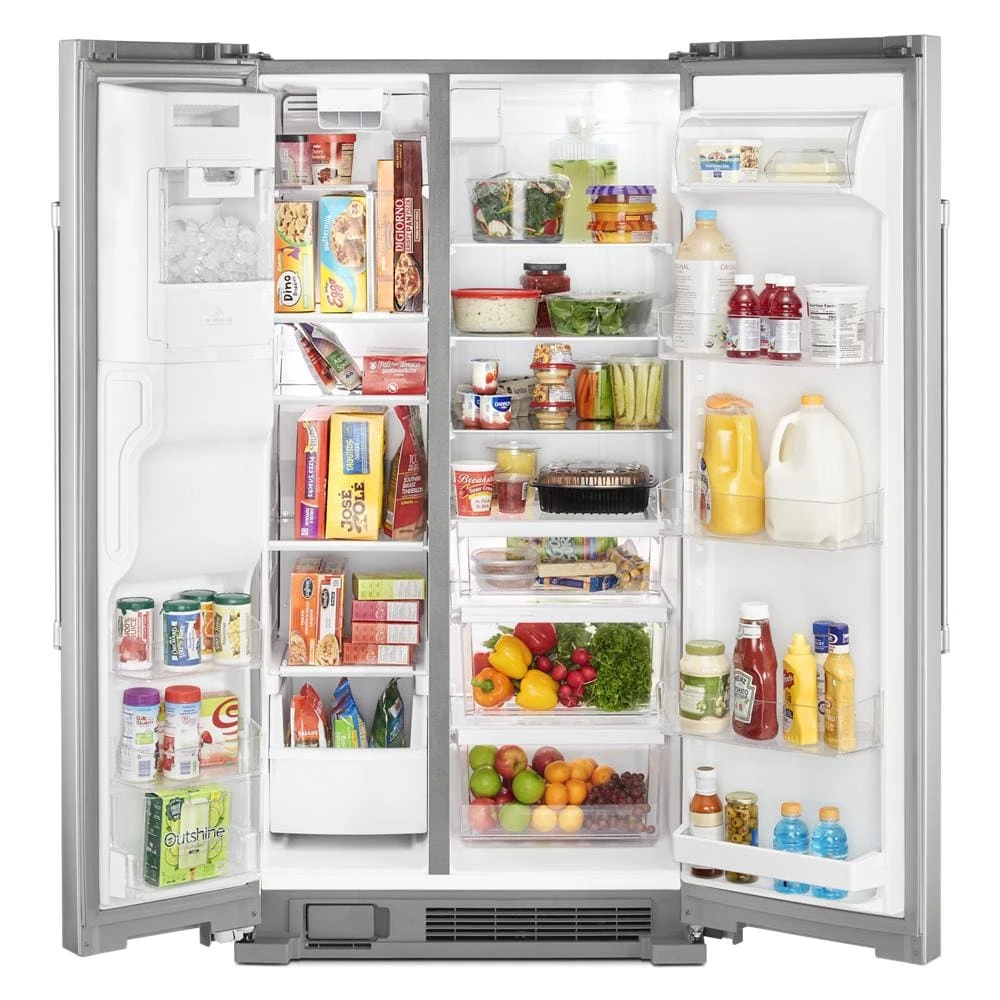 36-Inch Wide Side-by-Side Refrigerator with Exterior Ice and Water Dispenser - 25 Cu. Ft. MSS25C4MGZ