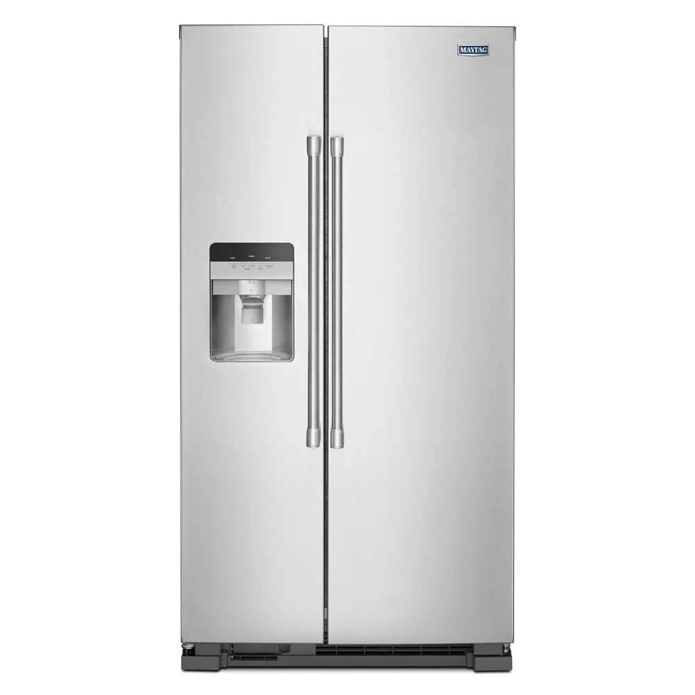 36-Inch Wide Side-by-Side Refrigerator with Exterior Ice and Water Dispenser - 25 Cu. Ft. MSS25C4MGZ