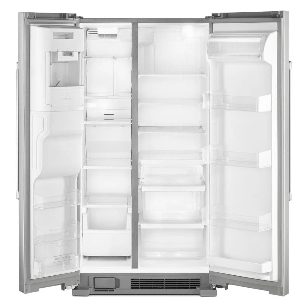 36-Inch Wide Side-by-Side Refrigerator with Exterior Ice and Water Dispenser - 25 Cu. Ft. MSS25C4MGZ
