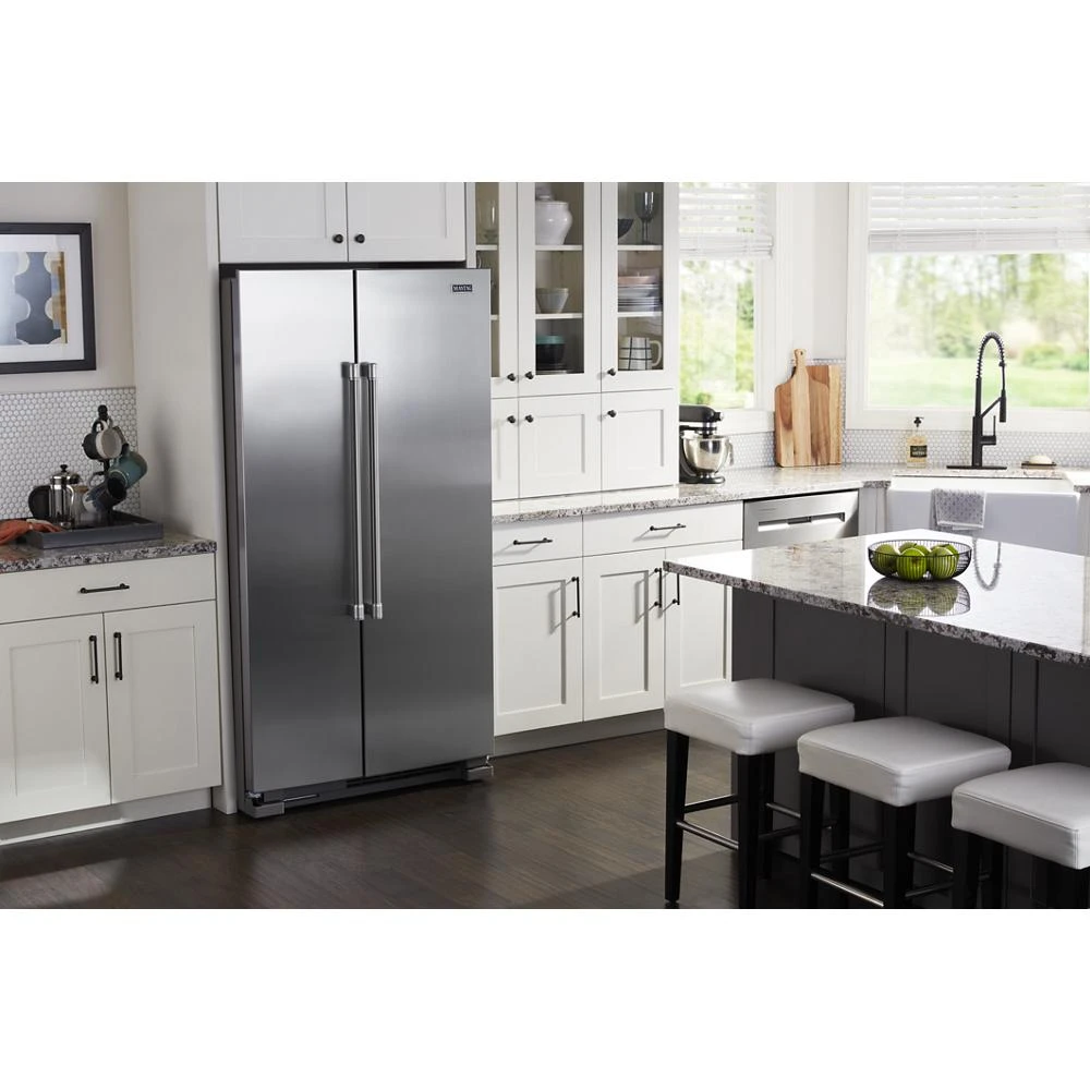 36-Inch Wide Side-by-Side Refrigerator - 25 cu. ft. MSS25N4MKZ