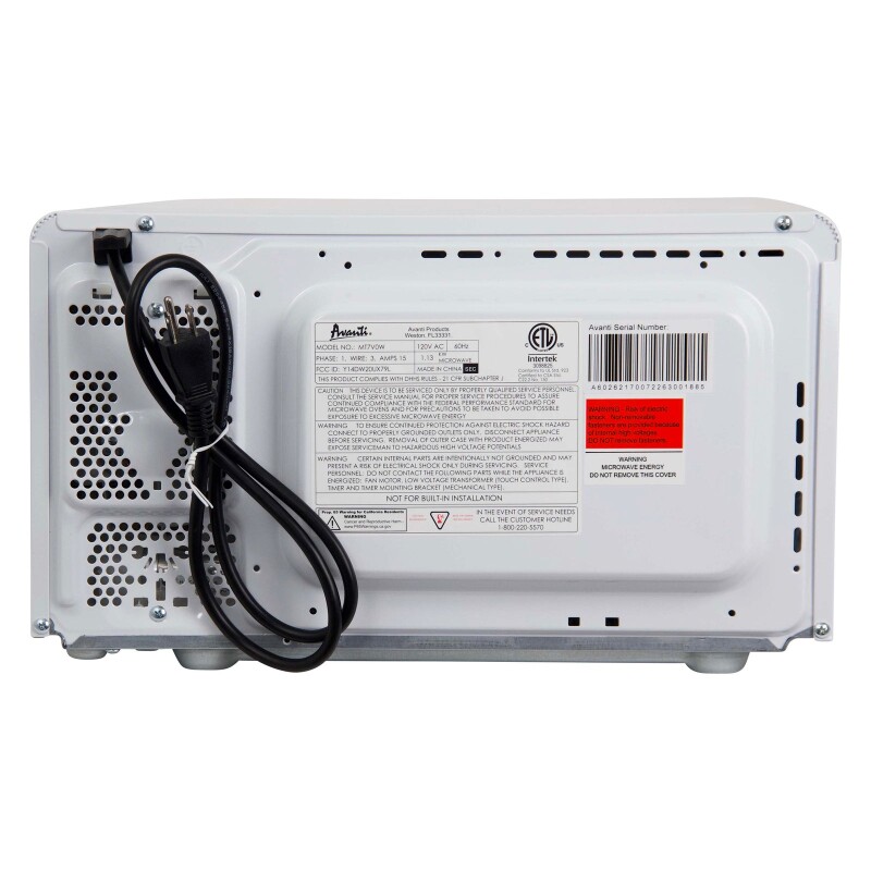 Avanti Countertop Microwave Oven, 0.7 cu. ft. MT7V0W