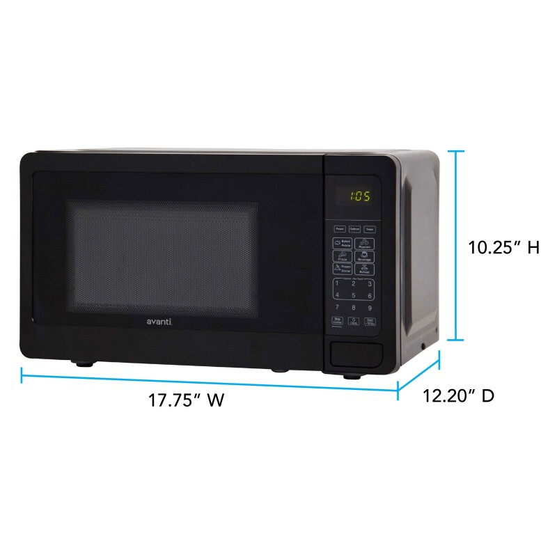 Avanti Countertop Microwave Oven, 0.7 cu. ft. MT7V3S