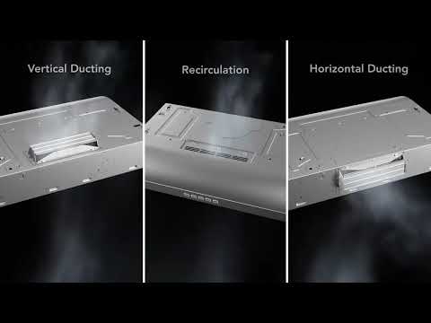 Mantra 36Inch 350 MAX Blower CFM 1.5 Sones Range Hood MTR2363SS