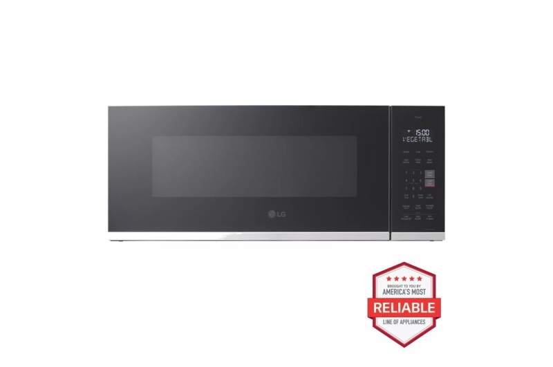 LG 1.3 cu. ft. Smart Low Profile Over-the-Range Microwave Oven PrintProof® Stainless Steel MVEF1323F Picture 1