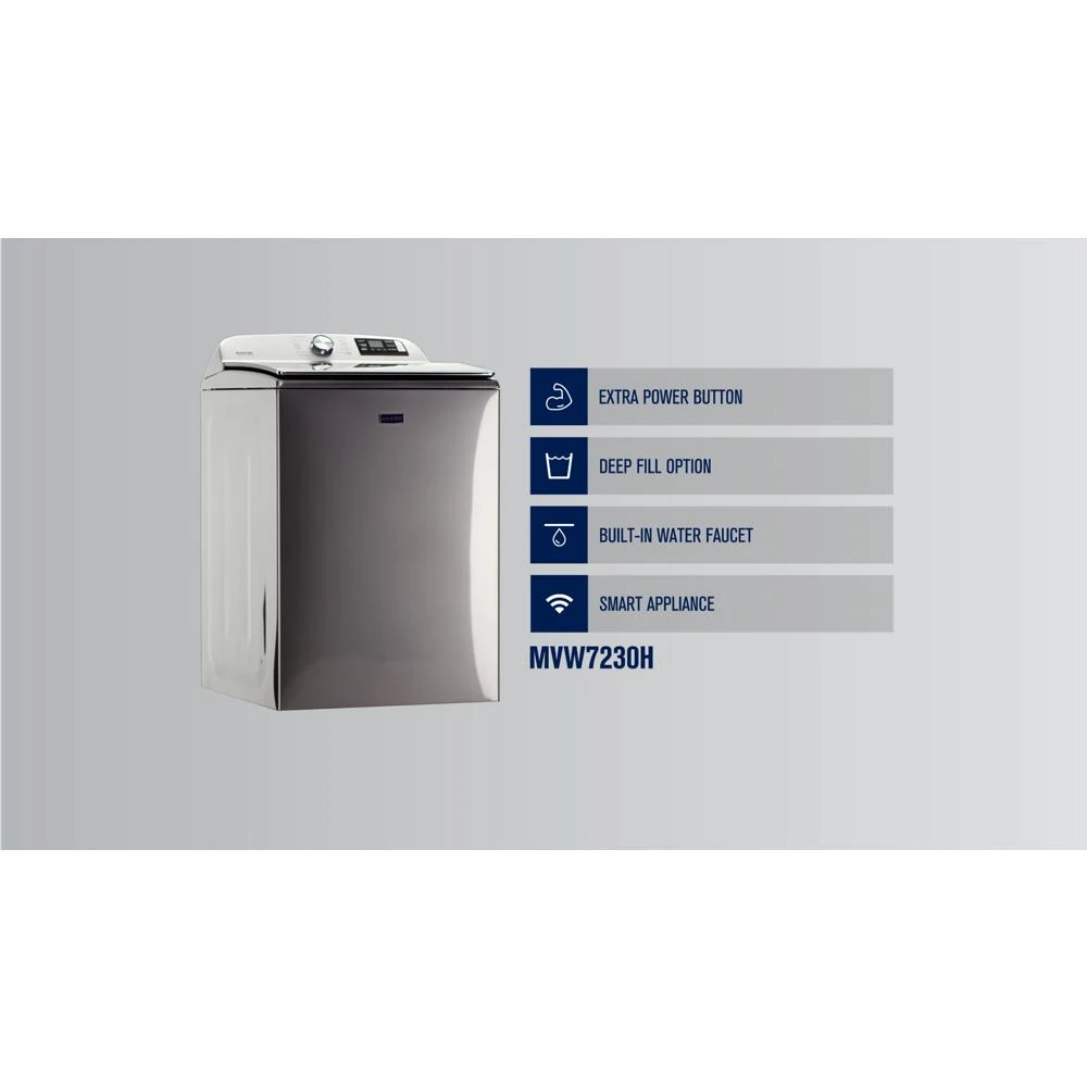 Smart Top Load Washer with Extra Power - 5.2 cu. ft. MVW7230HC