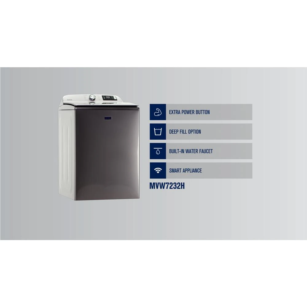 Smart Top Load Washer with Extra Power - 5.3 cu. ft. MVW7232HC