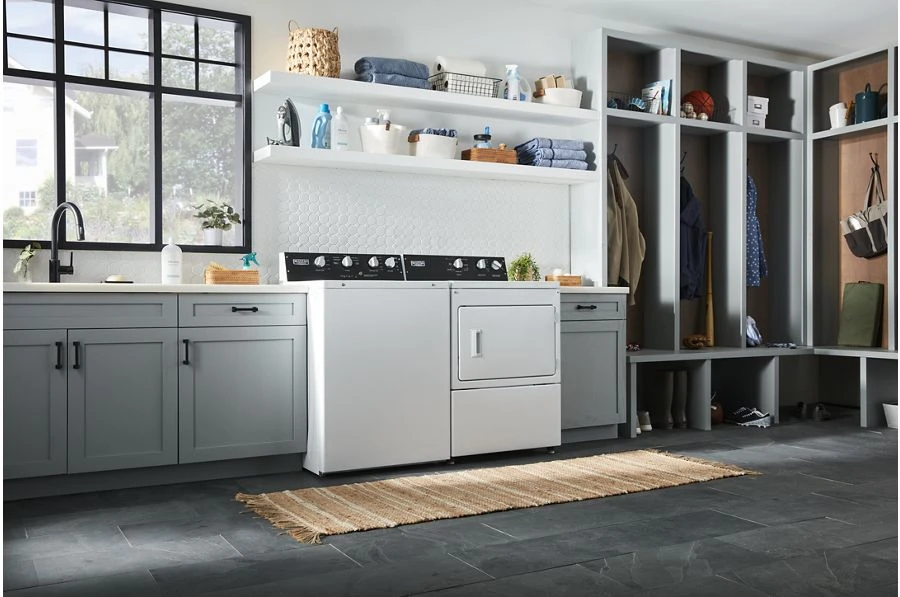 Commercial-Grade Residential Agitator Washer - 3.5 cu. ft. MVWP585GW