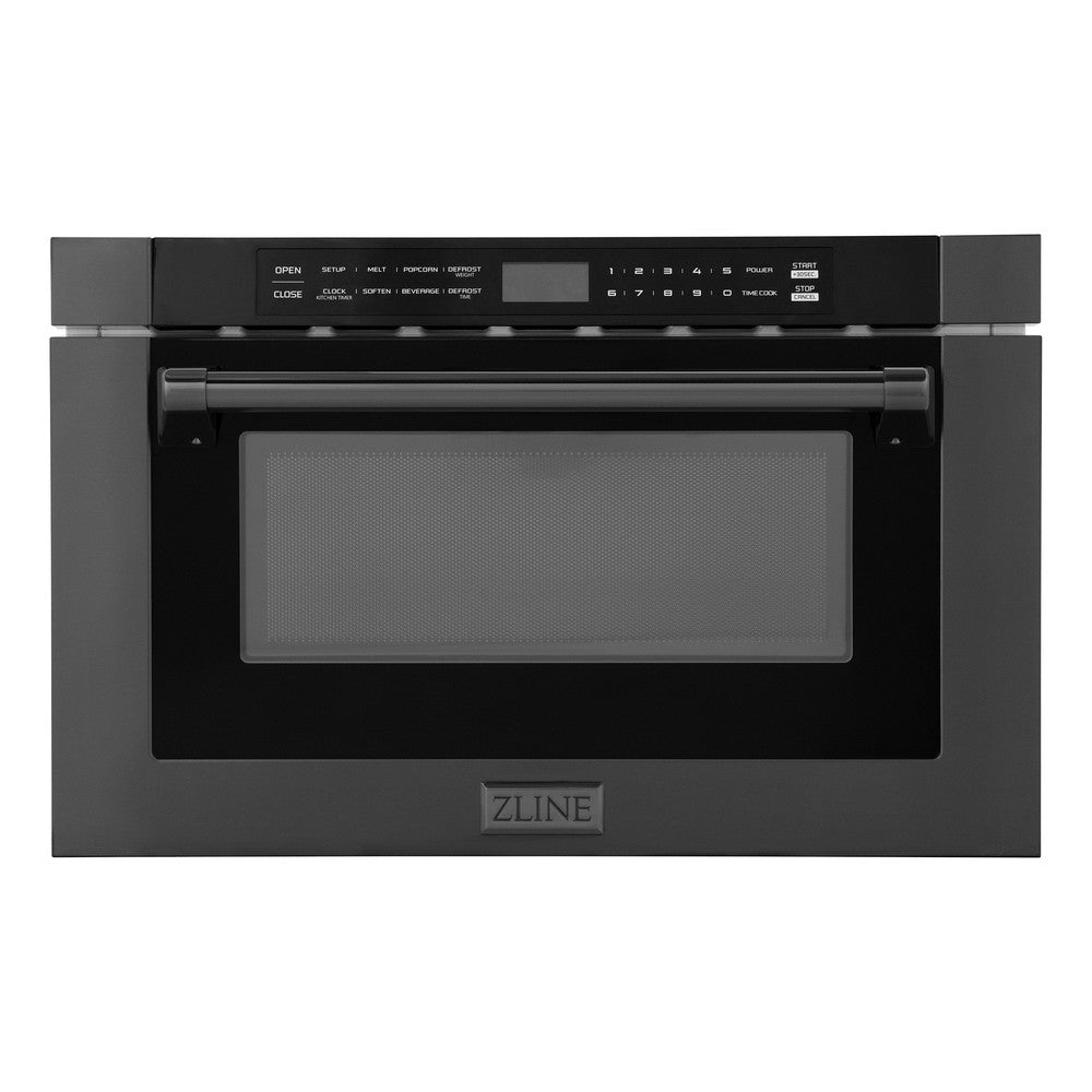 24" 1.2 cu. ft. Built-in Microwave Drawer with a Traditional Handle MWD1BSH