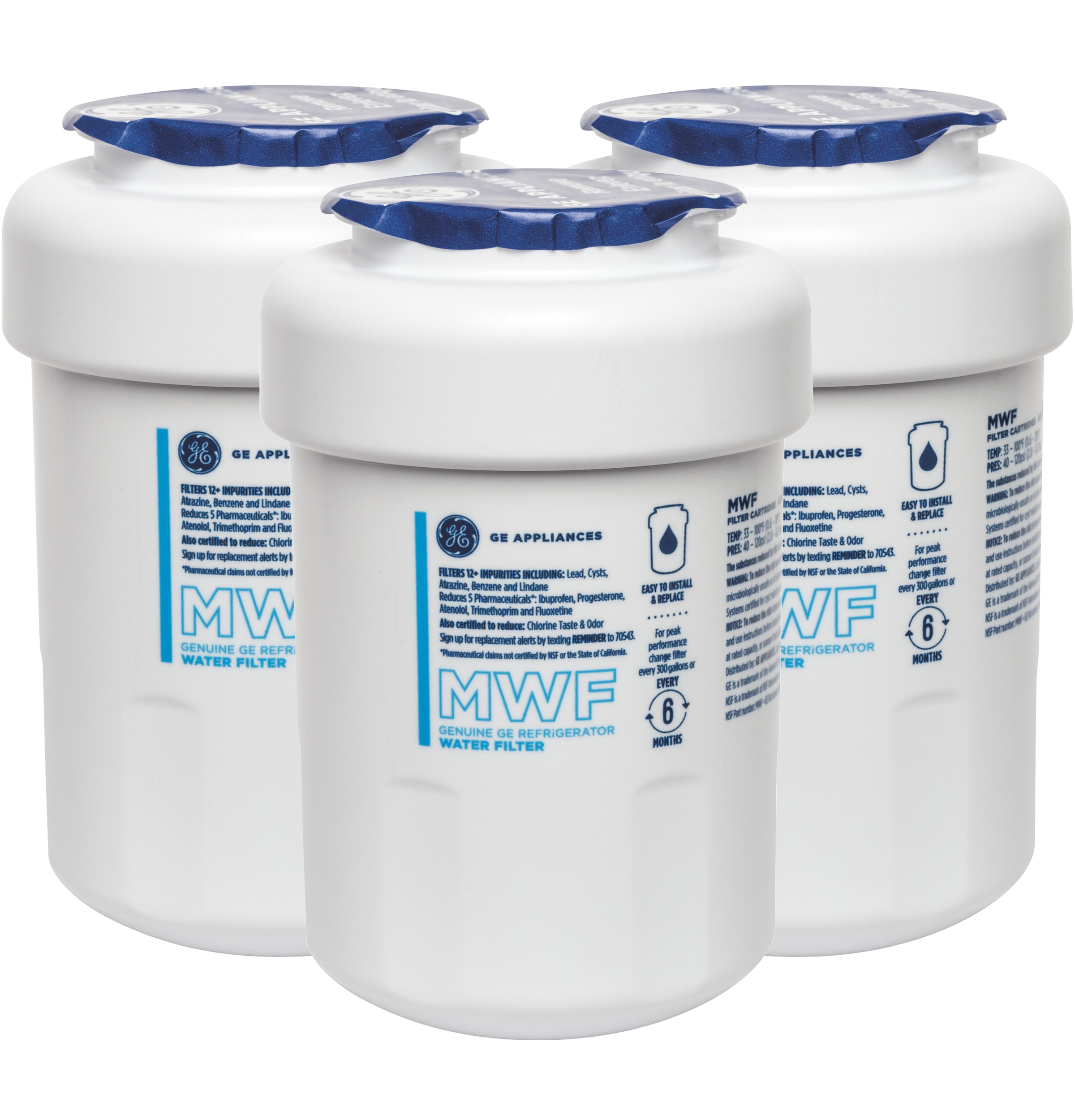 Refrigerator Water Filter-3 Pack MWF3PK