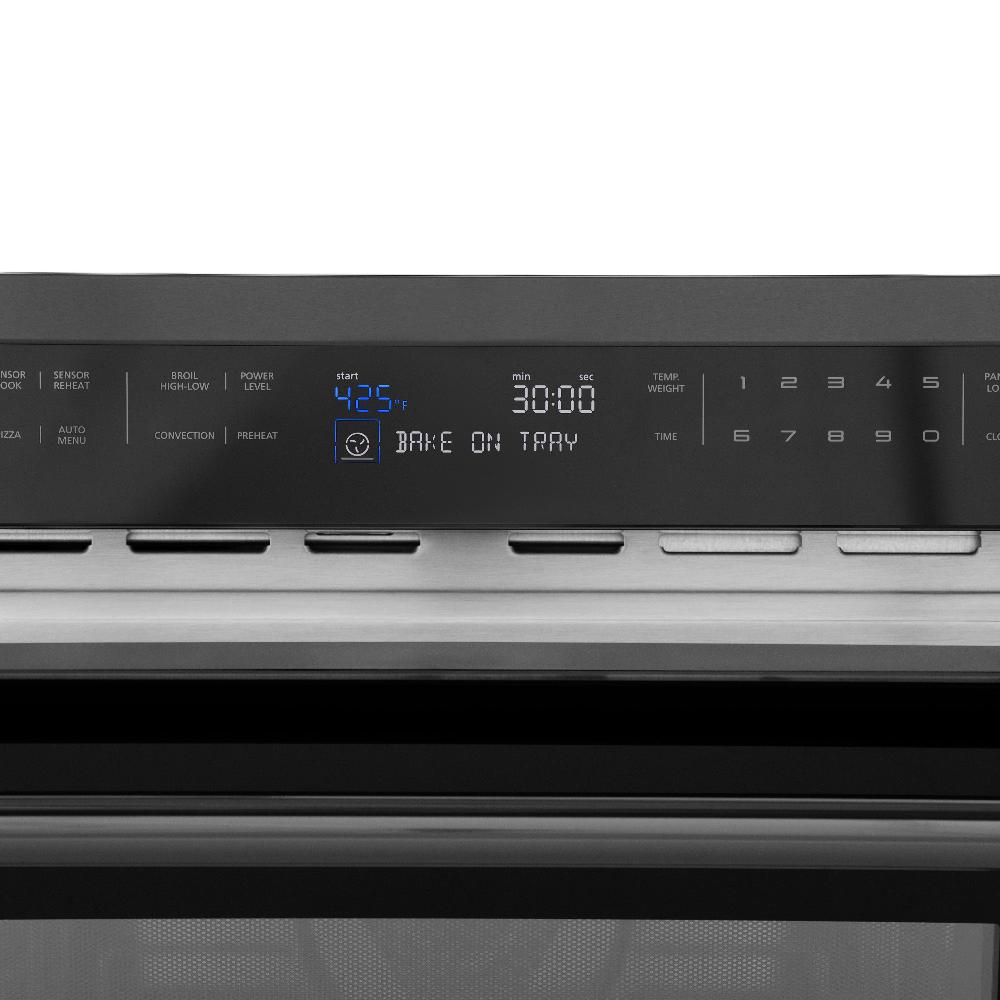 24 In. Black Stainless Steel Built-in Convection Microwave Oven With Speed And Sensor Cooking MWO24BS