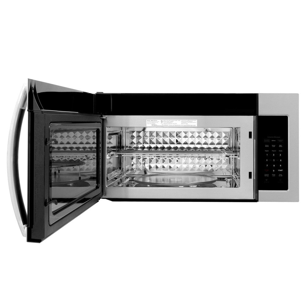 1.5 cu. ft. Over the Range Convection Microwave Oven with Modern Handle and Sensor Cooking MWOOTR30