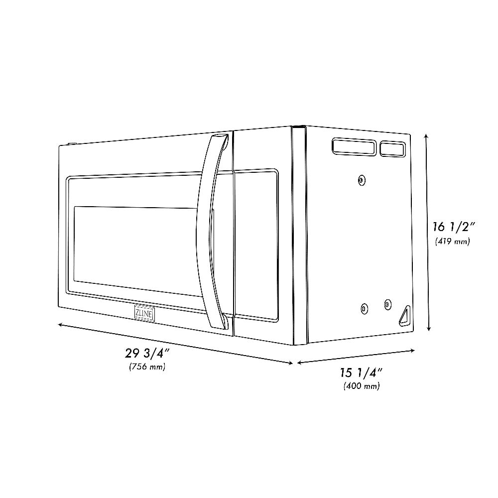 1.5 cu. ft. Over the Range Convection Microwave Oven with Modern Handle and Sensor Cooking MWOOTR30