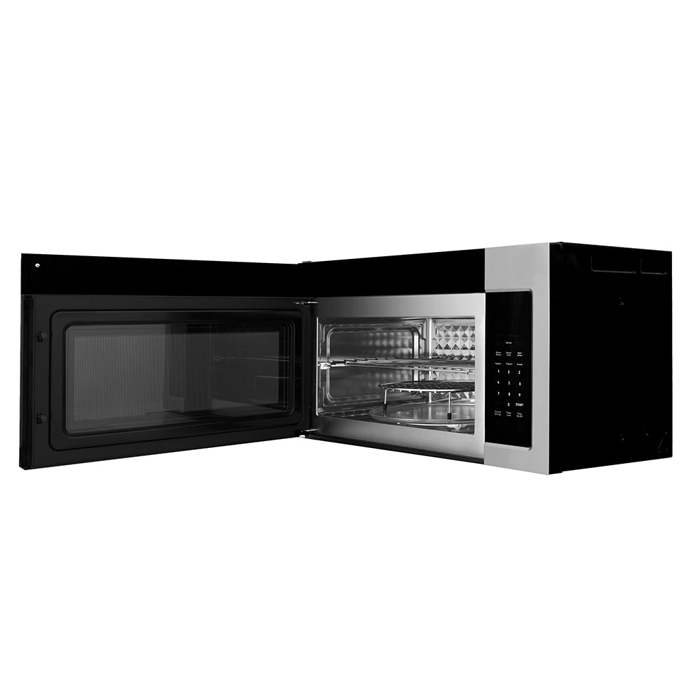 30 In. Stainless Steel Over The Range Convection Microwave Oven With Traditional Handle MWOOTRH30