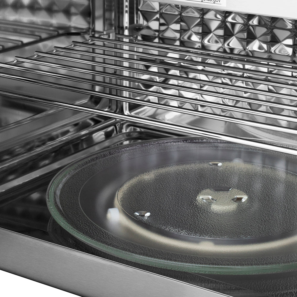 30 In. Stainless Steel Over The Range Convection Microwave Oven With Traditional Handle MWOOTRH30