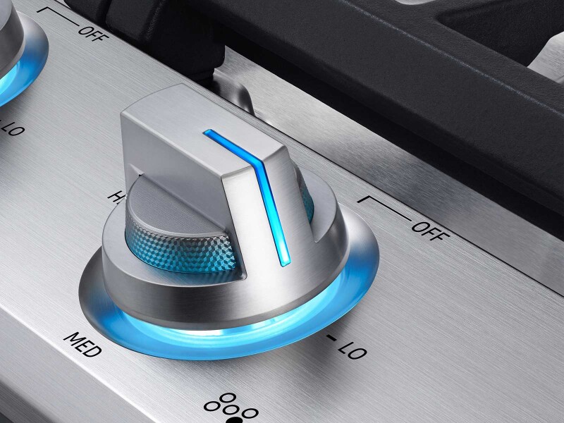 30" Chef Collection Gas Cooktop with 22K BTU Dual Power Burner NA30N9755TMAA