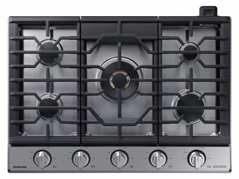 36" Chef Collection Gas Cooktop with 22K BTU Dual Power Burner NA36N9755TSAA